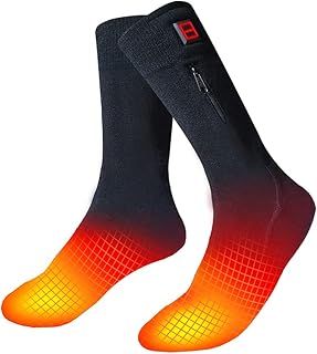 Heated Socks Feet Warm for woman and men heating stocking for Riding Motorcycle and Bicycle Camping Hiking Fishing Skiing In Cold Winter Thermal socks foot warmer Outoor Sporting
