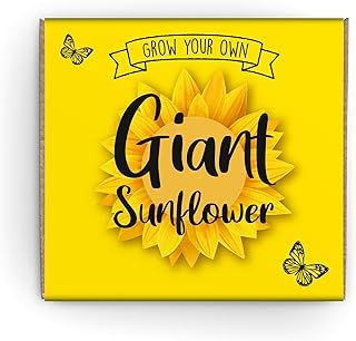 Grow Your Own Sunflower Kit Mamouth Edition - Complete Beginner Starter Kit | Easy Instructions | Made in UK | Perfect Gardening Gift for Any Occasion