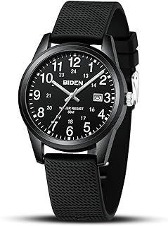 LN LENQIN Mens Watches Ladies Watches Analog Quartz Watch for Men Women 30M Waterproof Watch Fashion Casual Men's Wrist Watches with Date Silicone Band Unisex Watch