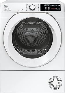 Hoover H-DRY 500 Heat Pump Tumble Dryer, 9 Kg, Class A++, Wi-Fi + Bluetooth, Four Drying Levels, Eco-Power Inverter Motor, Advanced Care, White, 59.6x60.4x85 cm - NDE H9A2TCE-80