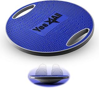 Yes4All 350LBS Professional Wooden Balance Board for Physical Therapy, Anti-Slip Rocker Board, Wobble Board for Standing Desk