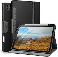 Antbox Case for iPad Pro 13 inch Case (M4) 2024 with Built-in Pencil Holder Supports Pencil Pro and Pencil (USB-C) Auto Sleep/Wake Function PU Leather Cover for iPad Pro 13'' (Black)