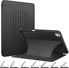 FINTIE Case Compatible with iPad Pro 13 inch (M4) 2024 - [Magnetic Stand ] Multiple Angles Shockproof Rugged Soft TPU Cover with Pencil Holder, Auto Sleep/Wake, Black