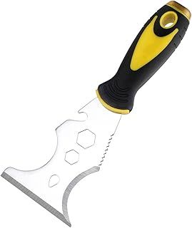 Scraper Tool, 15-in-1 Stainless Steel Painters Tool, Professional Multi Wallpaper Scraper Tool Includes Paint Roller, Straight Scraper, Curved Scraper Hand DIY Tools