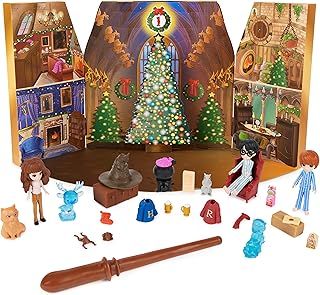 Wizarding World Harry Potter, Magical Minis Advent Calendar with 24 Gifts, Surprise Toys Festive Countdown Calendar, Kids’ Toys for Ages 6 and up
