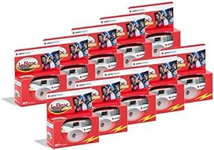 Agfa ag601020 – 10 AgfaPhoto LeBox 400 Disposable Camera with Flash (Pack of 10)