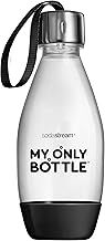 SodaStream My Only Bottle 500 ml Reusable BPA Water Bottle for Carbonating, Dishwasher Safe and UV Resistant Multi Use - Black