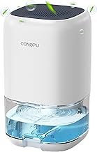 CONOPU Dehumidifier 1000ml, Dehumidifiers for Home, Auto Off &Coloured LED Light, Peltier Technology Update, Portable and Ultra Quiet, Dehumidifiers for Drying Clothes, Bedroom, Bathroom, Wardrobe