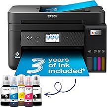 Epson EcoTank ET-4850 A4 Multifunction Air Print Wi-Fi Ink Tank Printer with Duplex and ADF, Up To 3 Years Of Ink Included