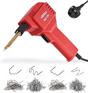 YIHUA 960-V90 Plastic Welding Kit High Power Welder Tools with LED Light 200 Hot Staple for Plastic Crack, Car Bumper and Gas Tank Repair(UK Plug
