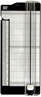 Paperfuel Paper Trimmer Board 6", Cuts and Scores Straight Sharp Lines, for Scrapbooking, Cardmaking and Other Crafts, Black/White