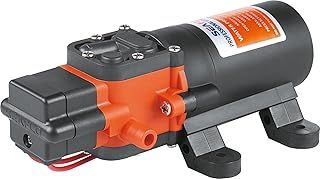 DC 12V 4.3LPM 2,4 bar 21S Self Priming On Demand Water Diaphragm Pump for RV, Yacht, Garden, Camper