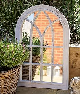 Toscana Lightweight Durable Indoor/Outdoor Wall Mirror 50x76cm Brushed Grey 50x76cm