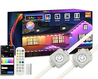 Fgbetcv15m RGB Eaves Lights with App Control - Smart Rainbow LED Permanent Outdoor Under Eave Lighting for Party