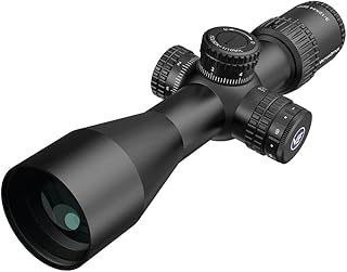 Vector Optics Veyron 3-12x44 Second Focal plane Illuminated Etched Glass MPR-V10 Reticle 0.1 MRAD Side Focus Compact 243mm long Rifle Scope - Free Weaver/Picatinny Mounts Included SCOM-40