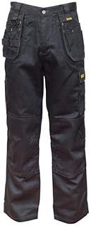 DeWALT THURLSTON 34W/31L Thurlston Black 3D Stretch Trouser, 34 Waist, 31 Leg