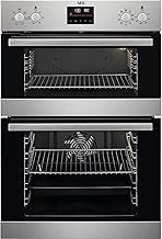 AEG 6000 Series SurroundCook Built In Oven, DCB535060M, 61L, Catalytic Self Clean, LED Display, Multilevel Cooking, Stainless Steel, Anti-fingerprint, Grill, Pizza, AirFry Setting, Defrost, A+