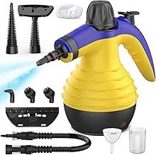 Handheld Steam Cleaner, 9 in 1 Portable Steam Cleaner Handheld Comes for Multi-Surface Stain Removal, High Pressure Steamer Cleaning Perfect for Carpet, Sofa, Floor, Bathroom, Window, Car