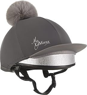 LeMieux Unisex Pompom Hat Silk - Breathable Headwear with 4 Way Stretch Fabric - Snug & Secure Fit - One Size