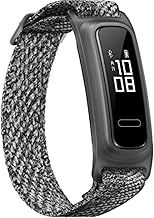 HUAWEI Band 4e Smart Band, Fitness Tracker with Shoe Wearing Design and Basketball Mode, 2 Weeks Battery Life, 5ATM Waterproof, 6-Axis Motion Sensor, Professional Running Guidance, Misty Grey