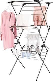 Minky Premium Sure Grip 3 Tier Airer, Stainless Steel, Gunmetal, Standard Size