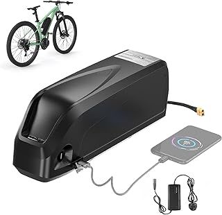 Varstrom Ebike Battery for Conversion Kit, 36V 48V 52V Batteries for BAFANG Mid Drive Kit & Wheel Hub Motor Kit, 13Ah 17.5Ah 20Ah Downtube Shark Battery & Rear Rack Battery for Yosepower E-Bike Kit