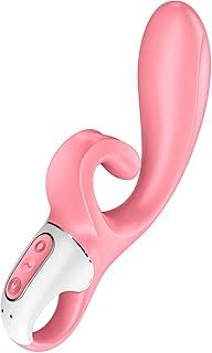Satisfyer ‘Hug Me Connect App’, 21 cm, with app, 2 Motors, Flexible, Ergonomic Clitoral Stimulator, Colour:Pink