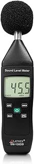 LATNEX SM-130DB Digital Decibel Meter Reader and Sound Level Type 2 with Calibration Certificate. Measurement Device for Environmental Mechanical Noise Monitor - Manufacturing, Office, Classroom
