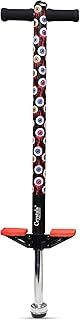 Crystals Pogo Stick for Kids, Boys and Girls – Foam Handle, Spring & Anti-Slip Foot Pegs for Safe, Fun Exercise – Max Weight 35kg (IRVINE EYES)