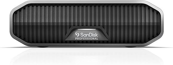 SanDisk Professional G-Drive 22TB Enterprise Class Desktop external Hard Drive, HDD up to 280 MB/s, USB-C (5Gbps), USB-C (USB 3.2 Gen 2), 7200 RPM Ultrastar, fast backup, Premium, Industrial enclosure