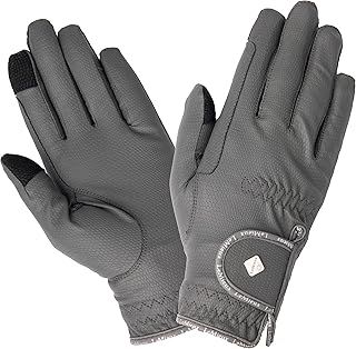 LeMieux Unisex Classic Leather Riding Gloves - Breathable - Touch Screen Compatible