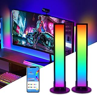 Smart LED Light Bar, RGB Bar Lamp Ambiance Gaming Lights with Multiple Lighting Effects and Music Modes for Room, PC, PC Accessories, Desk Mood App Control