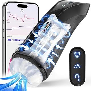 Govosaa Automatic Male Masturbator Cup Sex Toys for Men, 7 Sucking & Vibrating & Pump & Heating & LCD Display Mastuabors Toys for Penis Stimulation Sex Doll Adult Sex Toys4mens UK Vibrator Stroker Toy