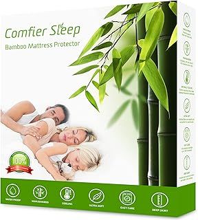 Waterproof Mattress Protector Small Double 120 x 190 cm 100% Bamboo Anti Allergy Cooling Breathable Small Double Mattress Protector and Mattress Cover [ Small Double Size 120 x 190 cm ]