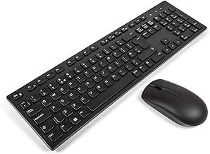 Dell KM636 - Keyboard and Mouse Set - Wireless - QWERTY - UK - Black - for Latitude 33XX 2-in-1, Precision Mobile Workstation 5750, 77XX, Vostro 35XX, 36XX