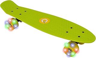 22' Light Up Penny Board | Skateboard For Beginners Or Pro's | Light Up Wheel Skateboard For Kids & Teenagers | Mini Cruiser Complete Board | Suitable For All Aged 3+