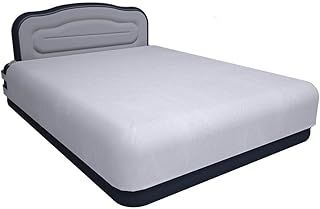 Bed Deluxe - Self-Inflating Airbed with Custom Fitted Sheet Included - Great Guest Bed, Camping Mattress - Built-in Pump & Headboard - Available in UK Single, Double & King - King Size