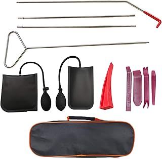 Breakdown Long Reach Kit, Professional Automotive Car Tool Kit Emergency Kit for Car Easy Grabbe with Air Wedge Bag, Non Marring Wedge, Essential Emergency Car Lockout Kit