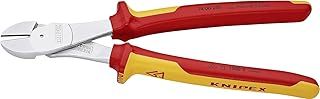 Knipex High Leverage Diagonal Cutter chrome-plated, insulated with multi-component grips, VDE-tested 250 mm 74 06 250