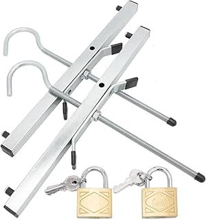 Universal Fitting Lockable Car Or Van Roof Rack Ladder Clamps Ladder Accessory Easy to Increasing Safety