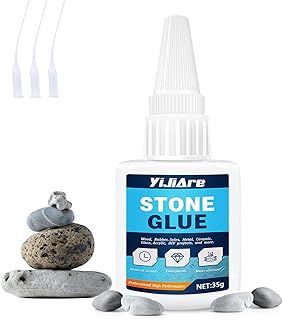 Stone Glue (35g) - Fast-Drying Adhesive for Stone, Marble, Granite, and Artificial Stone Repair and Production - Transparent, Waterproof, and Strong Bonding