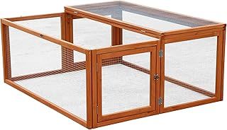 Wooden Run Enclosure for Rabbits, Chickens & Small Pets - Large or XL