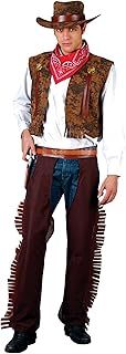Wicked Costumes Mens Western Cowboy Fancy Dress Costume - Medium