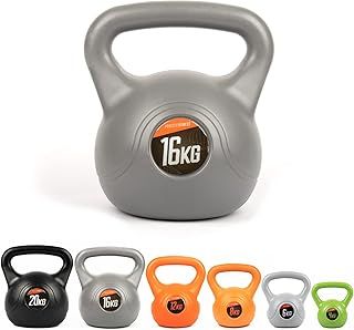 Phoenix Fitness 4KG, 6KG. 8KG, 12KG, 16KG and 20KG Kettlebell - Heavy Weight Kettle Bell for Strength Cardio Training - Kettlebells for Home and Gym Fitness Workout for Bodybuilding Weight Lifting