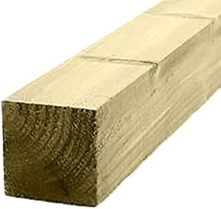 4" x 4" (100mm) Pressure Treated Wooden Gate Fence Post 2.4m - Various Pack Sizes (4)
