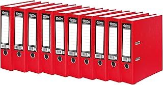 10 x Pukka A4 Glossy 2-Ring Lever Arch File School Work Office 75mm Spine File Organiser (Blue)