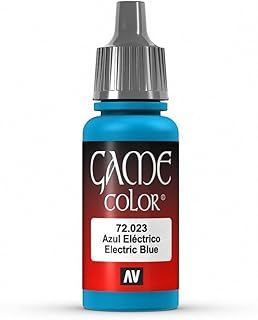 Vallejo VJ72023 Game Color 17 ml Acrylic Paint - Electric Blue