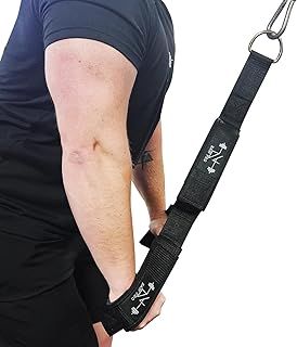 Tricep/Bicep Rope Cable Attachment - Double Loop Design for Enhanced Grip, Heavy-Duty Cable Machine Accessories for Gym, Strength Training, and Bodybuilding