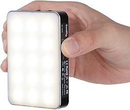 SMALLRIG RGB Video Light, 360° Full Color 15 Light Scenes 2500-8500K Dimmable, Built-in 4000mAh Rechargeable Battery, Portable with APP Control, Magnetic Absorption and Light Diffuser -3290