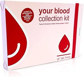 HSO Food Intolerance and Allergy Test Kit | Fast and Simple Tests for 78 Items of Food, Dairy, Cereal Crops, Fruits and Vegetables| for IgE and IgG4 Antibodies